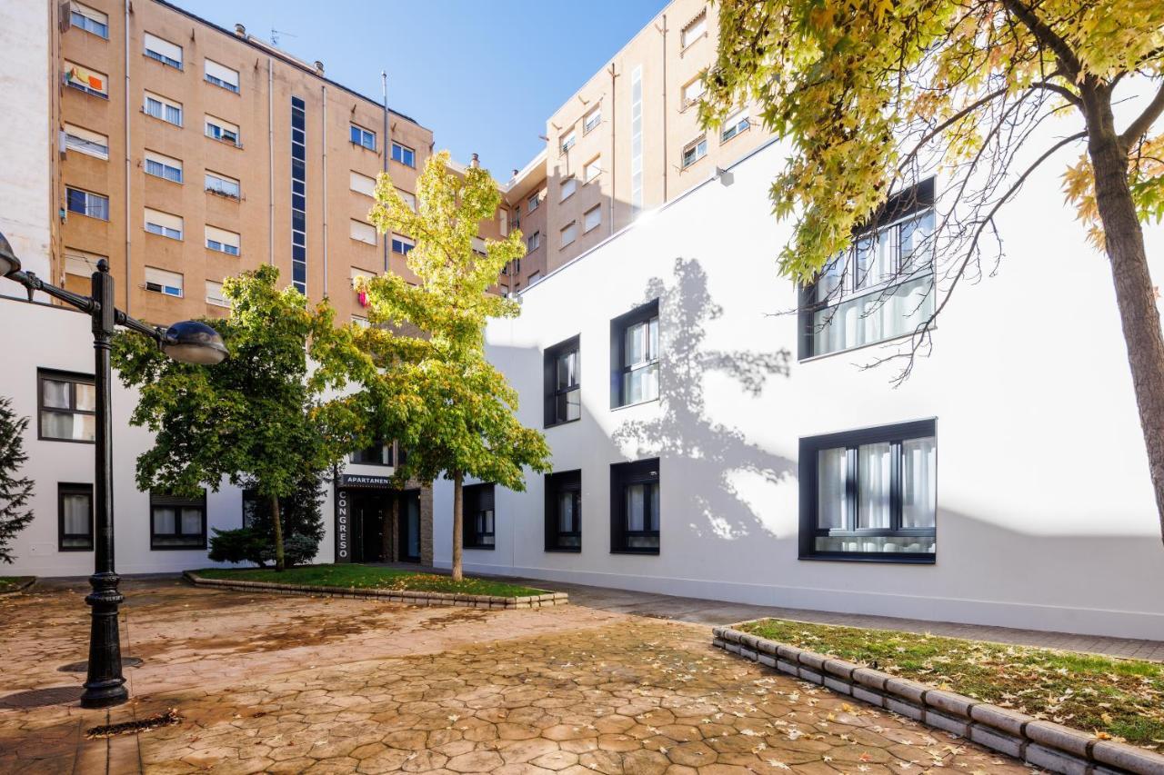 Apartamentos Congreso, Parking Gratuito Logroño Exteriör bild
